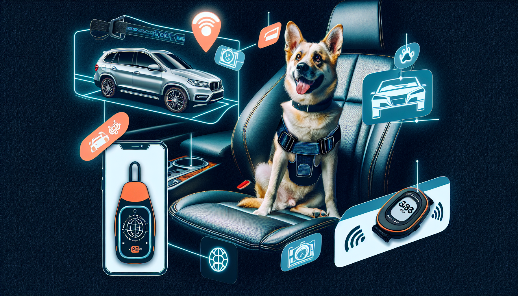 Leia mais sobre o artigo Guia Completo para Escolher um Cinto de Segurança e Rastreadores para Cachorros